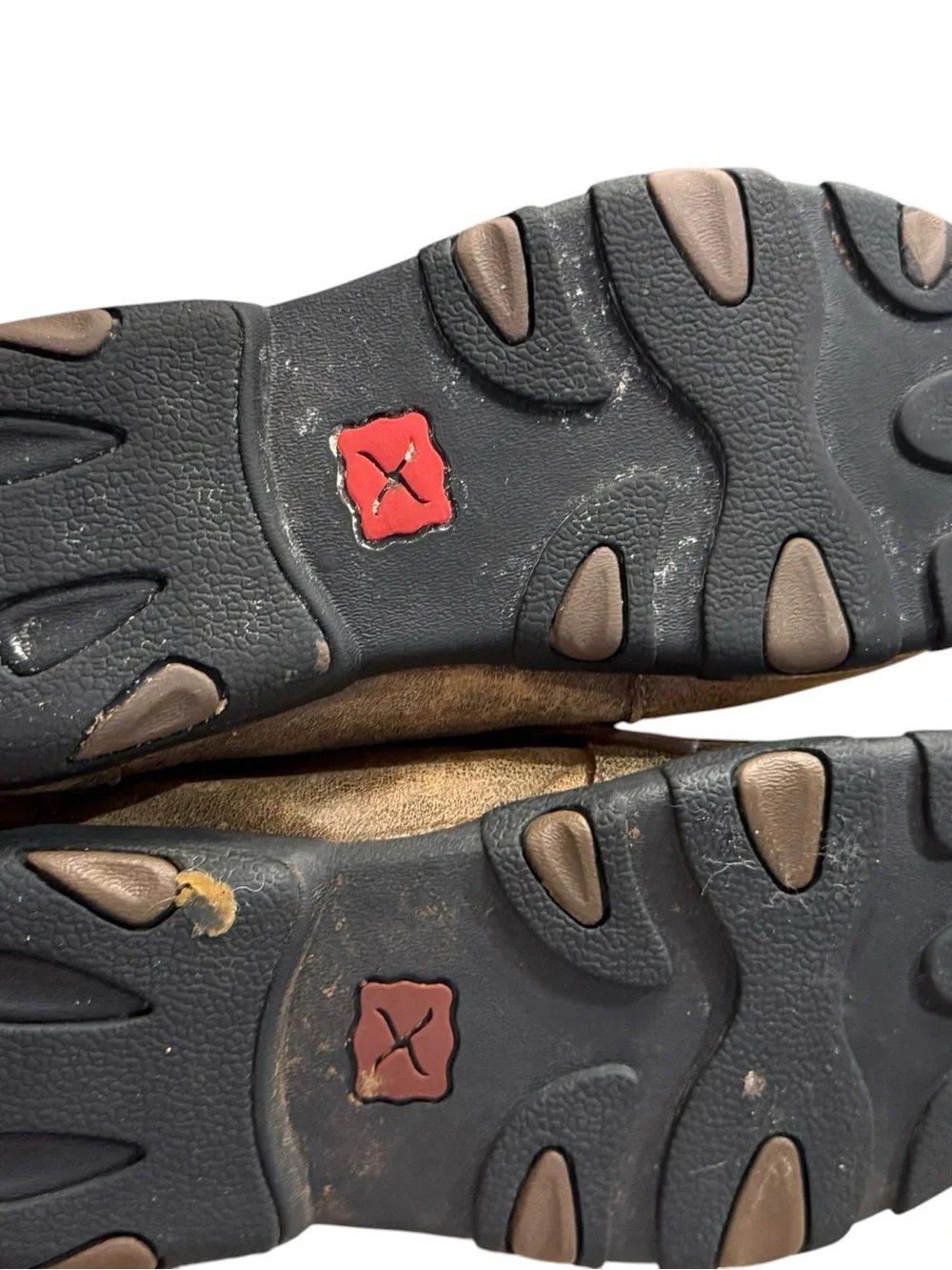 Twisted X Youth 3.5 Casual Moc Toe Leather Shoes in Brown